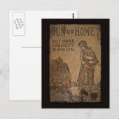 Hun or Home Buy Bonds WWI Briefkaart (Voorkant / Achterkant)