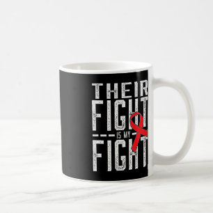 Hun strijd is mijn strijd tegen bloedkanker bewust koffiemok