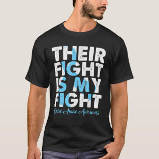 Hun strijd is mijn strijd tegen kindermisbruik... t-shirt