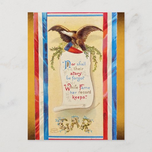 "Hun verhaal zal niet vergeten worden" GAR-prentbr Briefkaart (Voorkant)