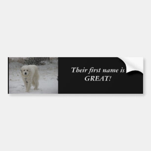 Hun voornaam is geweldig bumpersticker