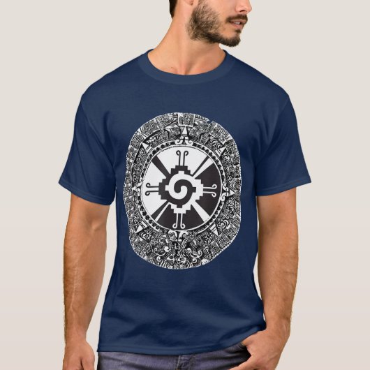 Hunab Ku Aztec Mayan Calendar Symbol T-shirt (Voorkant)
