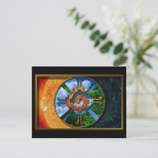 Hunab Ku Briefkaart (Staand voorkant)