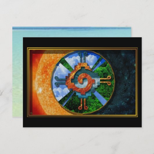 Hunab Ku Briefkaart (Voorkant / Achterkant)