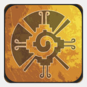 Hunab Ku Brown Stickers (Voorkant)