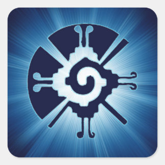 Hunab Ku Galactic Center Vierkante Sticker