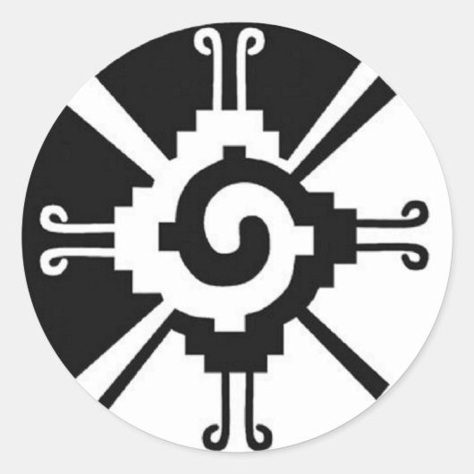 Hunab Ku - Maya Galactische Vlinder - Sticker (Voorkant)