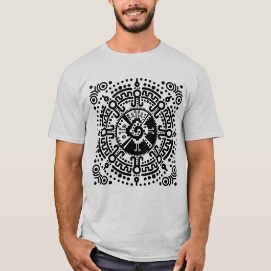 Hunab Ku Mayan-symbool T-shirt (Voorkant)