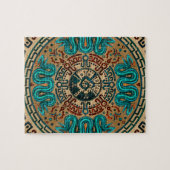 Hunab Ku met dubbele kop en kleur Legpuzzel (Horizontaal)