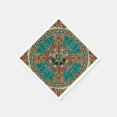 Hunab Ku met dubbele kop en kleur Servet (Hoek)