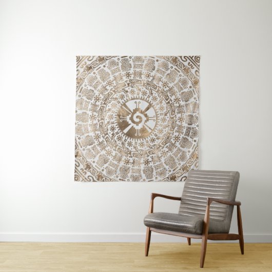 Hunab Ku Pastel Gold #2 Wandkleed (In Situ (horizontaal))