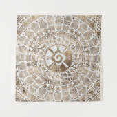 Hunab Ku Pastel Gold #2 Wandkleed (Voorkant)