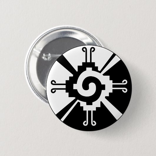 Hunab Ku Ronde Button 5,7 Cm (Voorkant /achterkant)