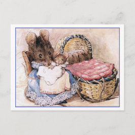 Hunca Munca en haar baby's door Beatrix Potter Briefkaart