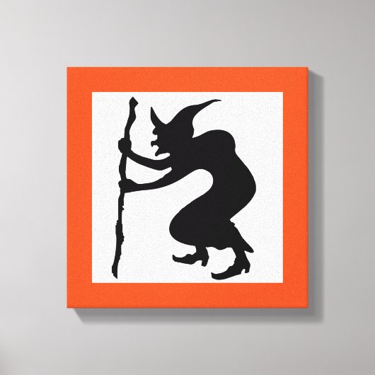 HUNCHBACK HALLOWEEN WITCH CANVAS AFDRUK (Voorkant)