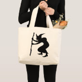 HUNCHBACK HALLOWEEN WITCH GROTE TOTE BAG (Voorkant (product))