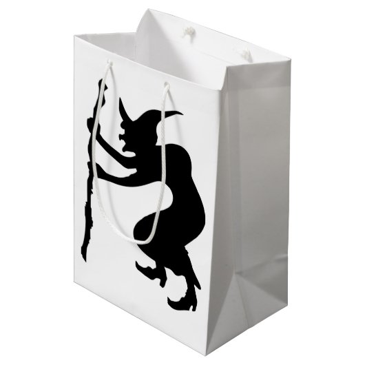 HUNCHBACK HALLOWEEN WITCH MEDIUM CADEAUZAKJE (Voorkant Gekanteld)