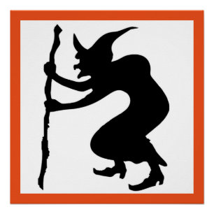 HUNCHBACK HALLOWEEN WITCH POSTER