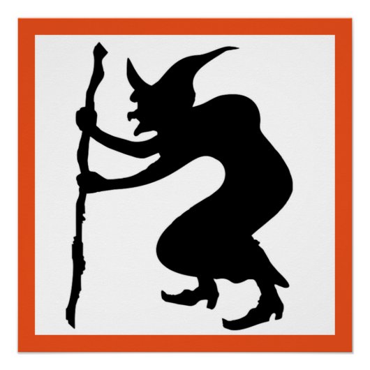 HUNCHBACK HALLOWEEN WITCH POSTER (Voorkant)