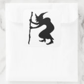HUNCHBACK HALLOWEEN WITCH VIERKANTE STICKER (Tas)