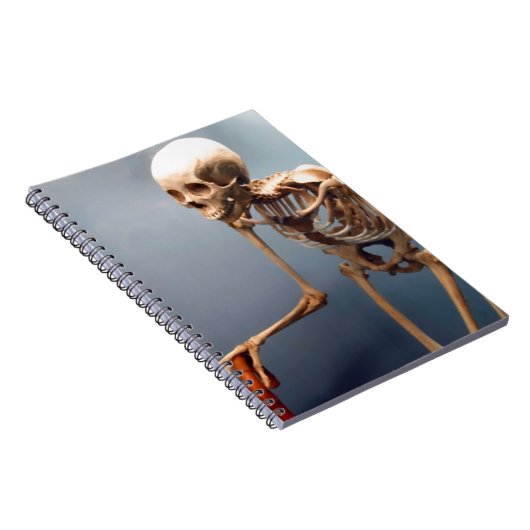 Hunchback Skeleton-laptop Notitieboek (Rechterzijde)