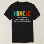 huncle definition vaders dag grappig oom t-shirt (Design voorkant)