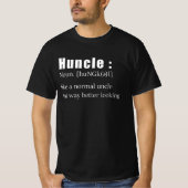 Huncle Funny oom Definition T-shirt (Voorkant)