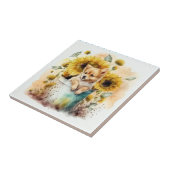 Hund Aquarell Tegeltje (Zijkant)