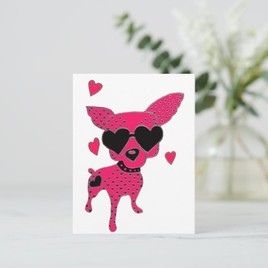 Hund Briefkaart (Staand voorkant)