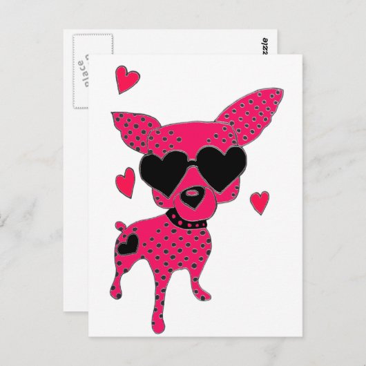 Hund Briefkaart (Voorkant / Achterkant)