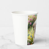 Hund in Blumenwiese mit Schmetterlingen Papieren Bekers (Rechts)