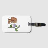Hund und Blume Bagagelabel (Voorkant (horizontaal))