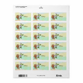 Hund und Blume Etiket (Full Sheet)