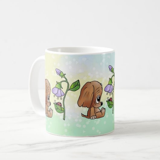 Hund und Blume Koffiemok (Voorkant links)
