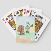 Hund und Blume Pokerkaarten (Achterkant)