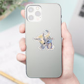 Hund und Maus Sticker (Telefoon)