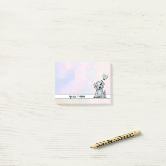 Hundchen Klebezettel Post-it® Notes (Op bureau)