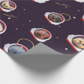Hunde Astronauten Cadeaupapier (Hoek)