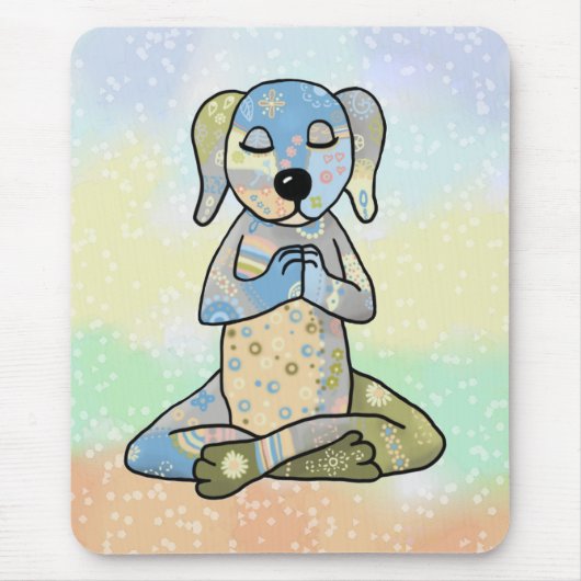 Hunde joga mousepad muismat (Voorkant)