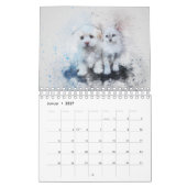 Hunde und Katzen-Digitale Kunst Kalender (Jan 2027)