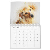 Hunde und Katzen-Digitale Kunst Kalender (Mar 2027)