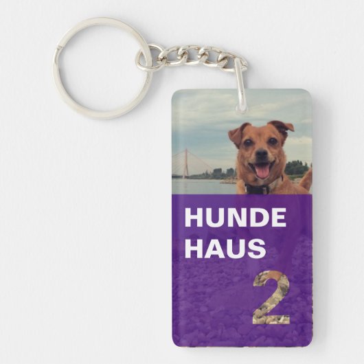 Hundehaus Schlüsselanhänger Sleutelhanger (Voorkant)