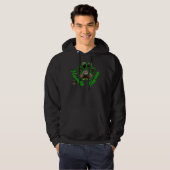 Hundemama Rottweiler Green Hoodie (Voorkant volledig)