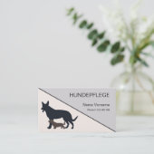 hundepflege visitekaartje (Staand voorkant)