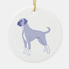 Hunderasse Boxer Keramisch Ornament