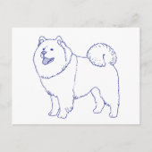 Hunderasse Chow-Chow Briefkaart (Voorkant)