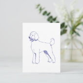 Hunderasse Goldendoodle Briefkaart (Staand voorkant)