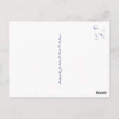 Hunderasse Goldendoodle Briefkaart (Achterkant)
