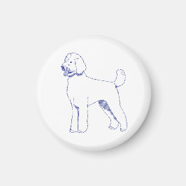 Hunderasse Goldendoodle Magneet