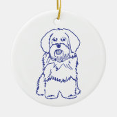 Hunderasse Havanese Keramisch Ornament (Voorkant)